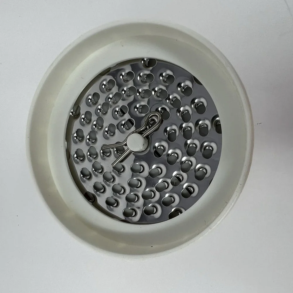 Hand Held Twist Cheese‎ Grater With Dual Compartments